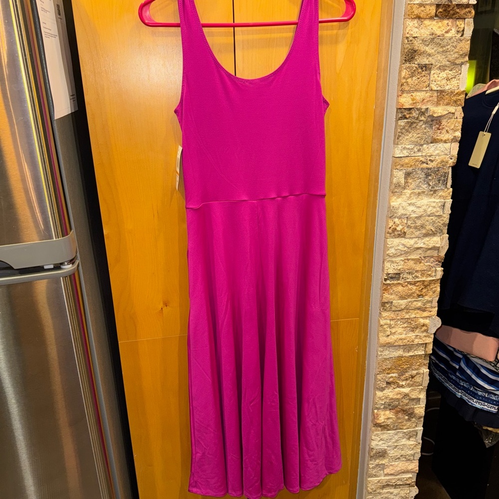 MSK Magenta Midi Dress - Picture 8 of 8